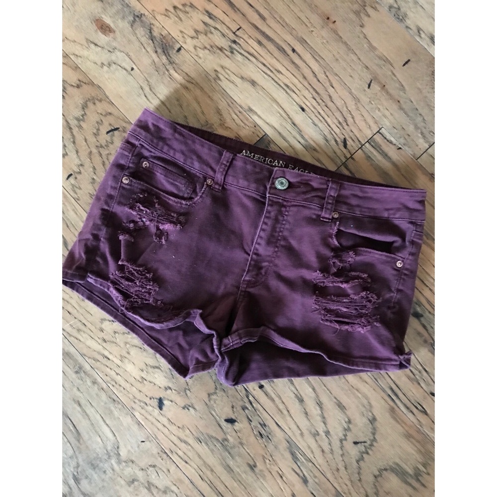 American Eagle Maroon Shorts